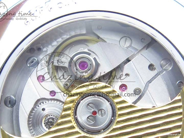 0128 MultiPurpose Villeret 6654 SS Complicated Function OMF 1:1 Best Edition White Dial on Black Leather Strap A6654 V 7901